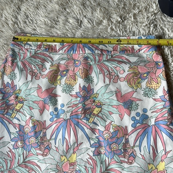 Talbots Skirt  Floral Straight  Mini Casual Preppy size 8 - Picture 6 of 16